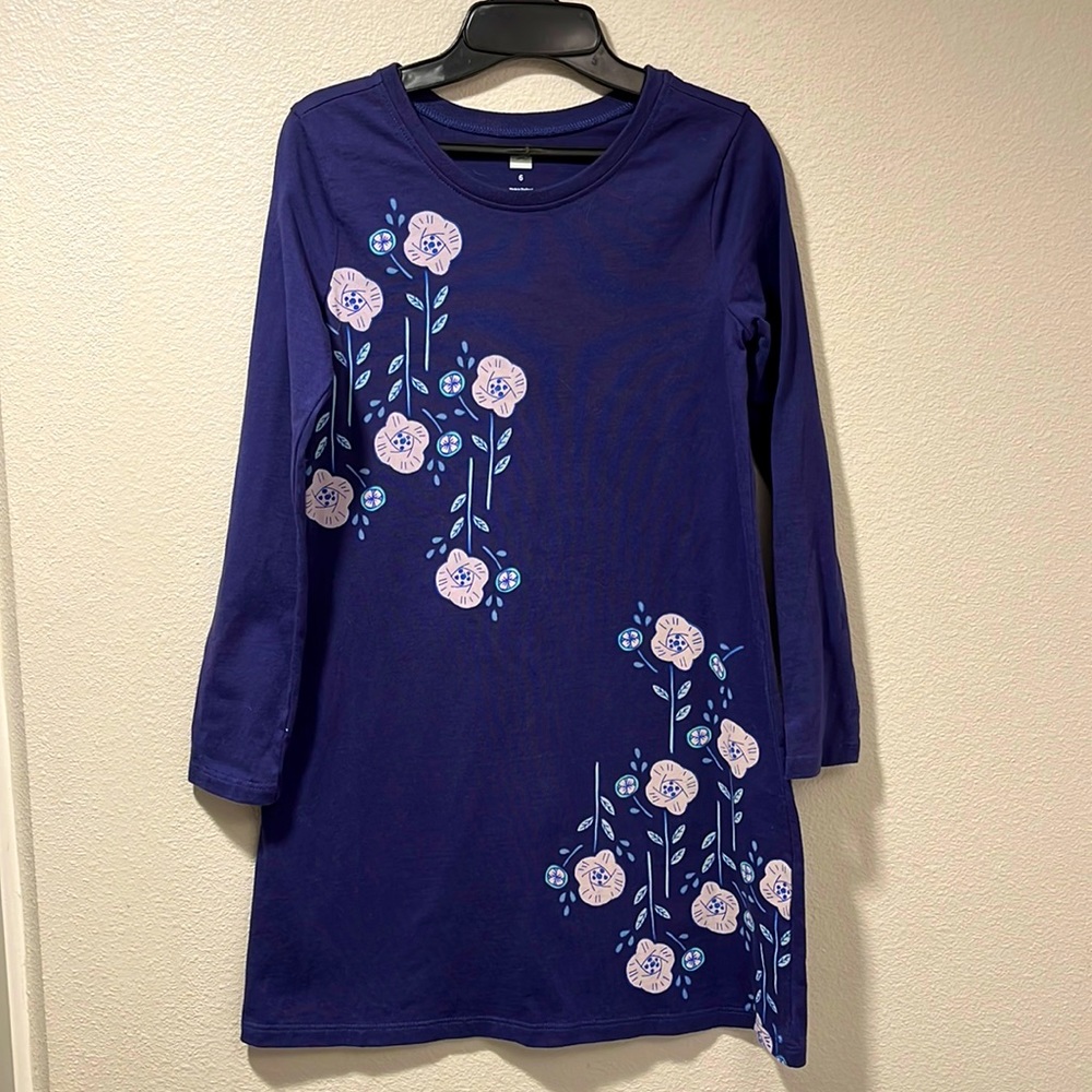 Tea Collection long sleeve T-shirt dress, size 6